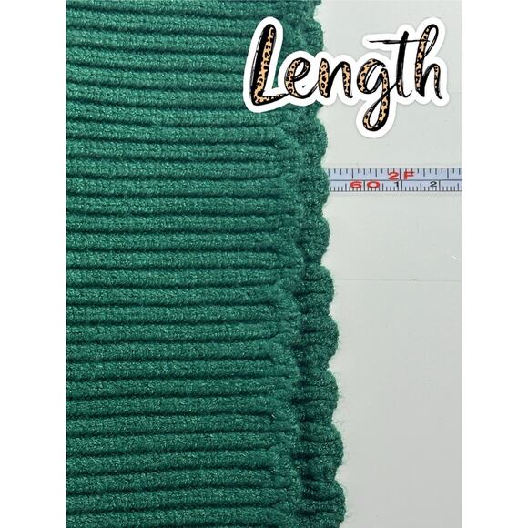 Daniel Rainn Women’s Textured Knit Short Sleeve Sweater Green Size Large - Picture 16 of 16